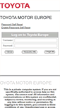 Mobile Screenshot of mytoyota.toyota-europe.com