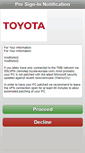 Mobile Screenshot of myextranet.toyota-europe.com